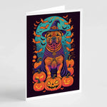 Witchy Halloween Greeting Cards - Size: 5X7 | Pack Of: 8 | Collection name: Witchy halloween - AMAZON FACTORY
