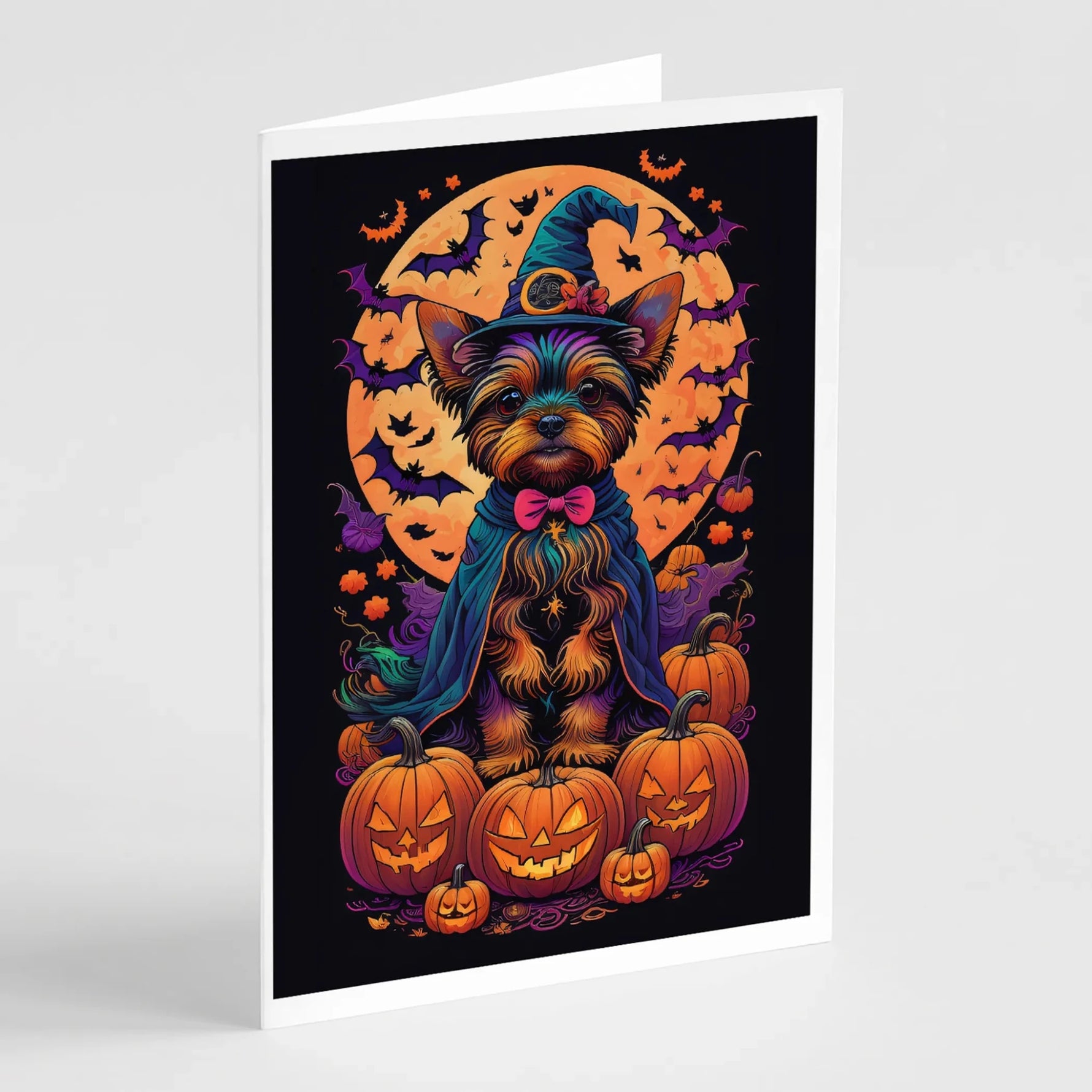 Witchy Halloween Greeting Cards - Size: 5X7 | Pack Of: 8 | Collection name: Witchy halloween - AMAZON FACTORY