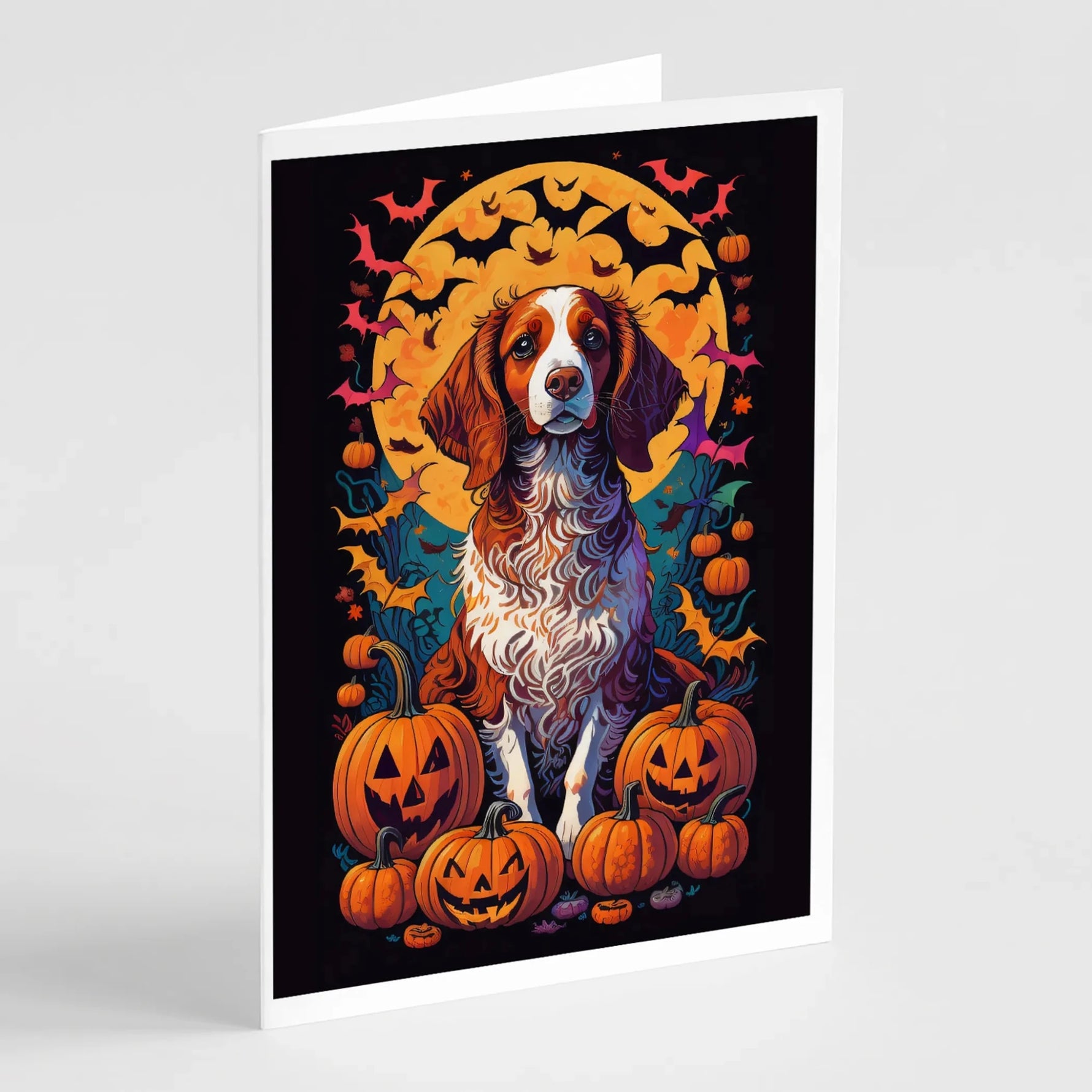 Witchy Halloween Greeting Cards - Size: 5X7 | Pack Of: 8 | Collection name: Witchy halloween - AMAZON FACTORY