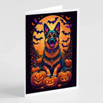Witchy Halloween Greeting Cards - Size: 5X7 | Pack Of: 8 | Collection name: Witchy halloween - AMAZON FACTORY