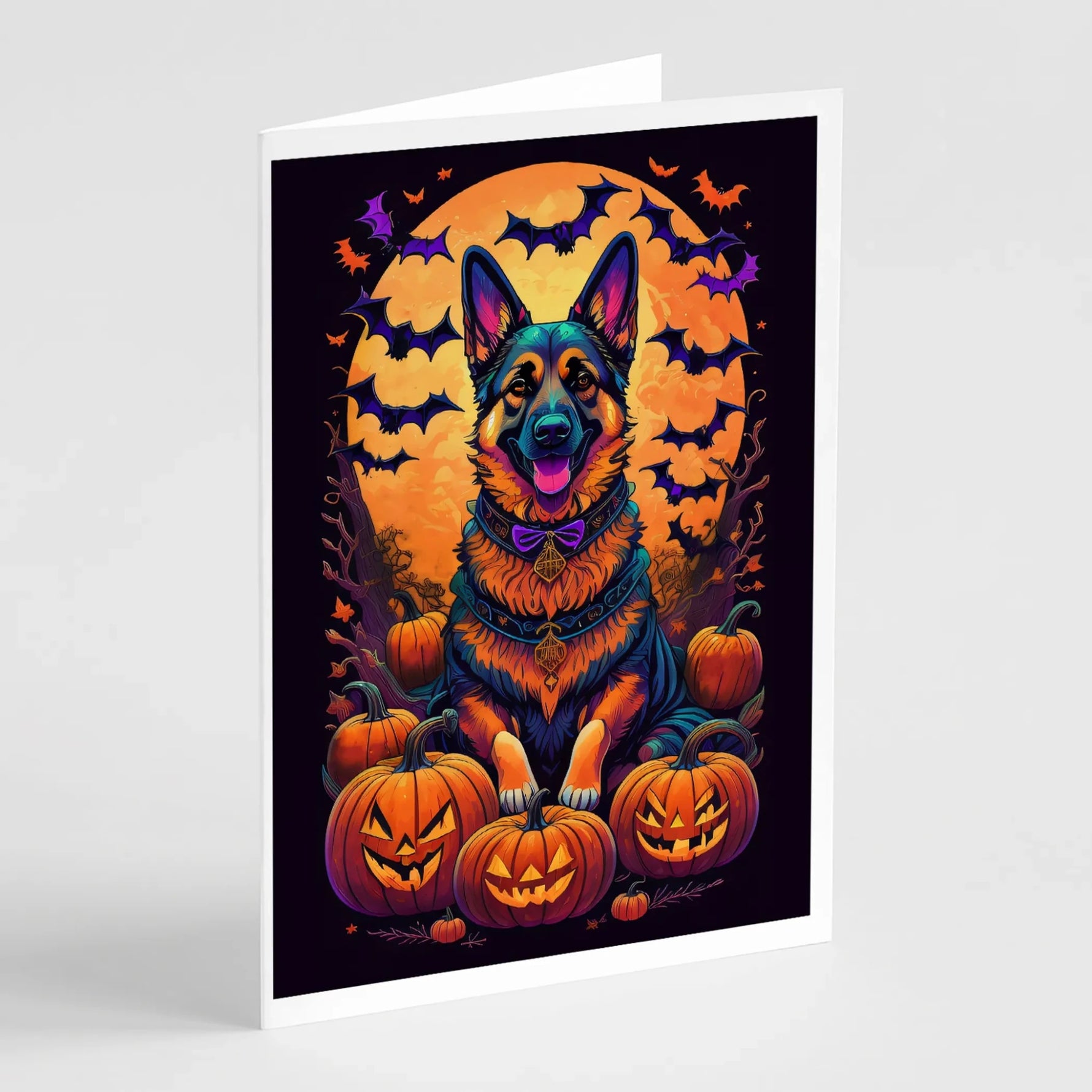 Witchy Halloween Greeting Cards - Size: 5X7 | Pack Of: 8 | Collection name: Witchy halloween - AMAZON FACTORY