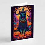 Witchy Halloween Greeting Cards - Size: 5X7 | Pack Of: 8 | Collection name: Witchy halloween - AMAZON FACTORY