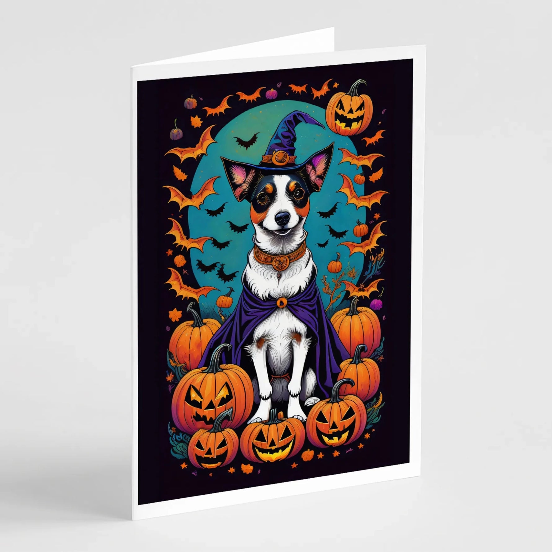 Witchy Halloween Greeting Cards - Size: 5X7 | Pack Of: 8 | Collection name: Witchy halloween - AMAZON FACTORY