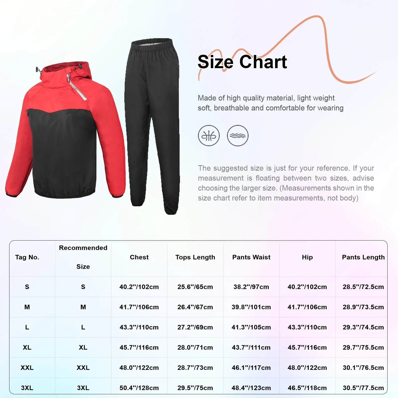 Women Men 2-Piece Sweat Sauna Suit Outfit Long-Sleeve Windproof Hoodie+Pants Set for Workout Gym Fitness Sports Boxing Wrestling-AMAZON FACTORY