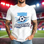 World Soccer Fan Tee Football 2026 USA Canada Mexico Spain Argentina Brazil National Teams Flag Graphic Men's Unisex Tshirt-AMAZON FACTORY